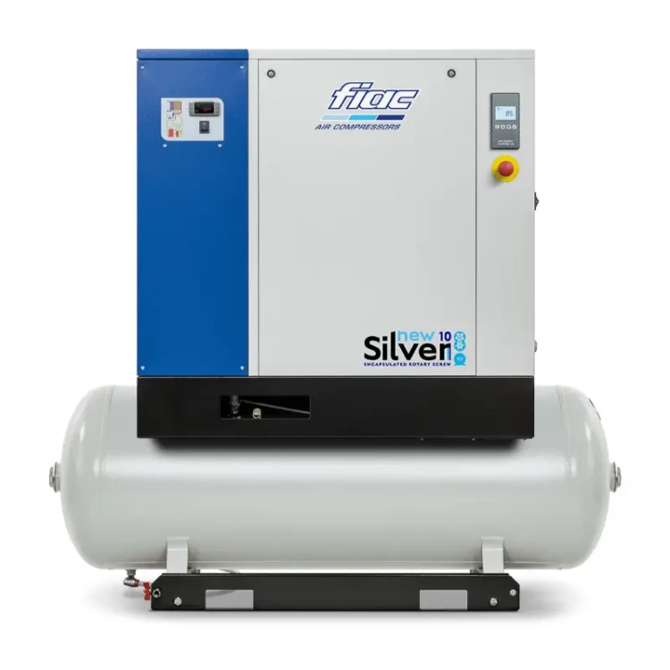 compressor silver 10 cv 400 v 500 l com tanque secador metalworks20chavevertical.com .webp