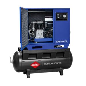 Compressor de ar silencioso APZ 600-270 10 bar 5,5 CV 465 l/min 270 L 400V - Image 2