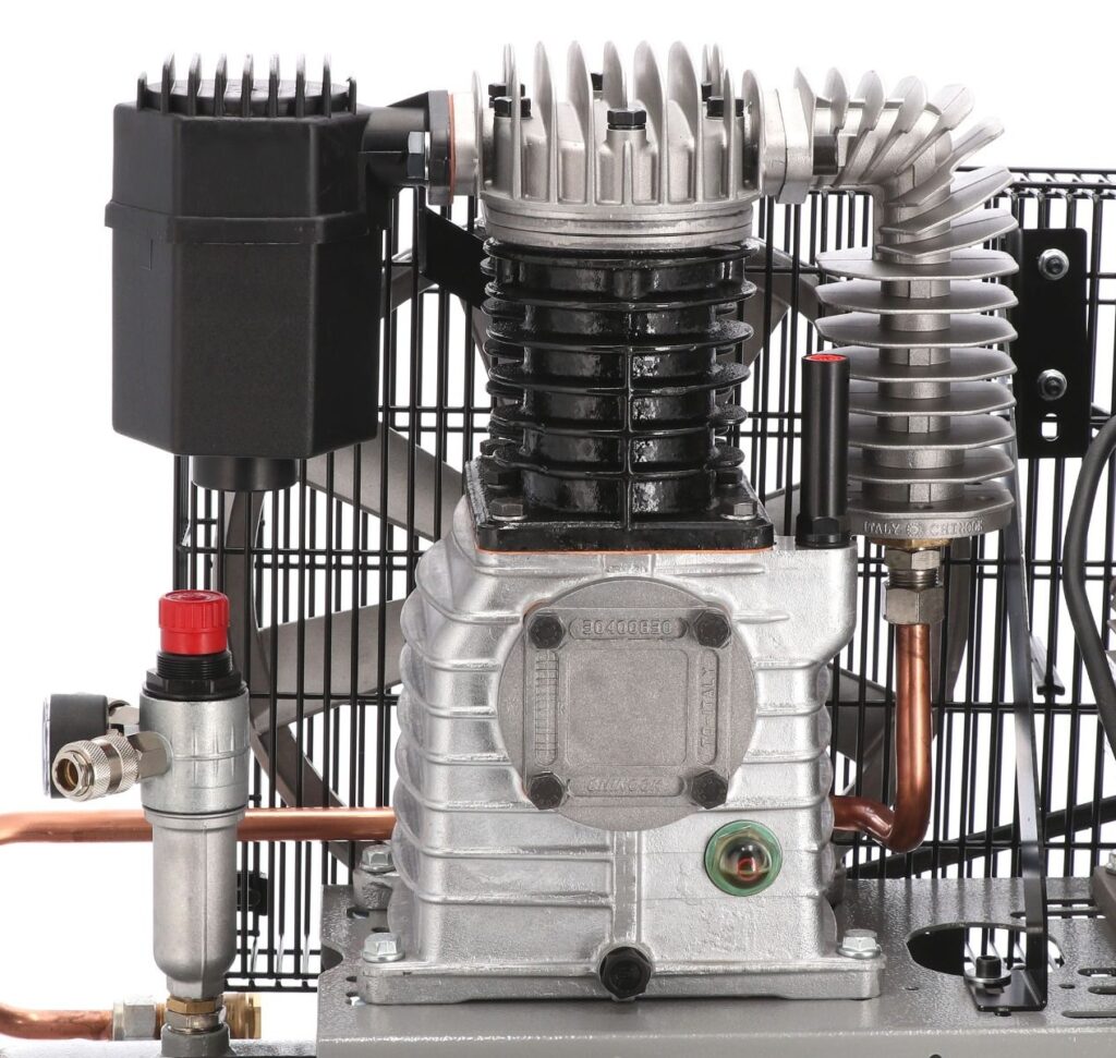 Compressor de ar HK 425-100 | 10 bar | 3 CV / 2,2 kW | 317 l/min | 100 L (400V)