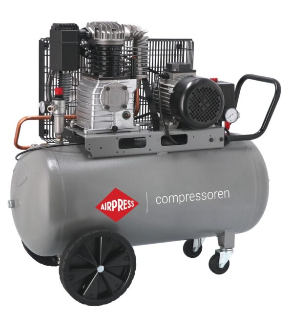 Compressor de ar HK 425-100 | 10 bar | 3 CV / 2,2 kW | 317 l/min | 100 L (400V)