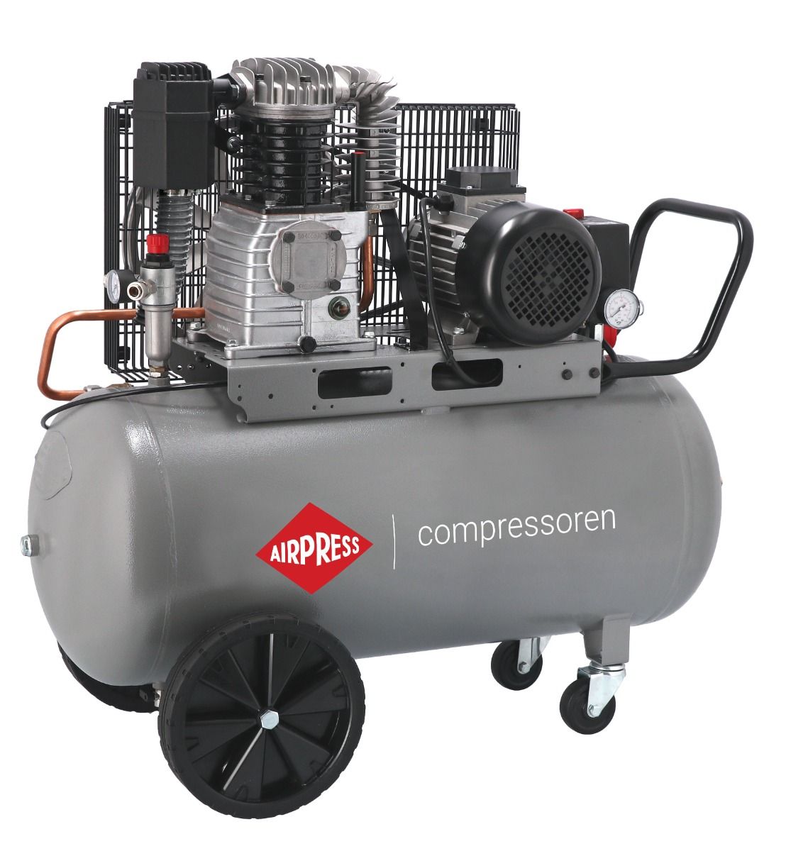 Compressor de ar HK 425-100 | 10 bar | 3 CV / 2,2 kW | 317 l/min | 100 L (400V) - Image 5