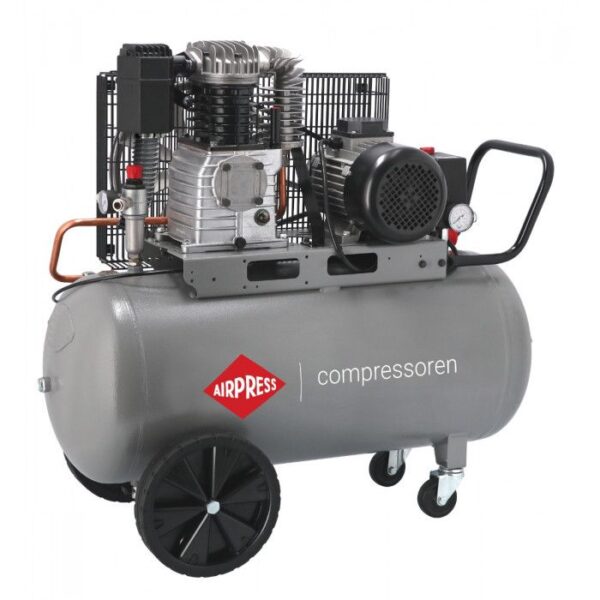 Compressor de ar HK 425-100 | 10 bar | 3 CV / 2,2 kW | 317 l/min | 100 L (400V)
