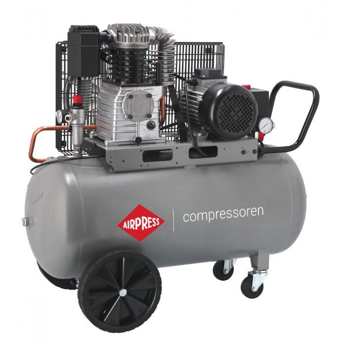 Compressor de ar HK 425-100 | 10 bar | 3 CV / 2,2 kW | 317 l/min | 100 L (400V) - Image 1