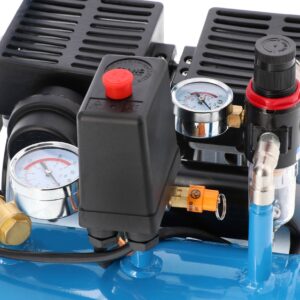 Compressor de ar silencioso sem óleo L 6-95 | 8 bar | 0,6 HP / 0,45 kW | 48 l/min | 5 L - Image 2