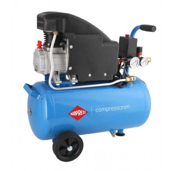 Compressor de ar HL 150-24 | 8 bar | 1.5 HP | 120 l/min | 24 L