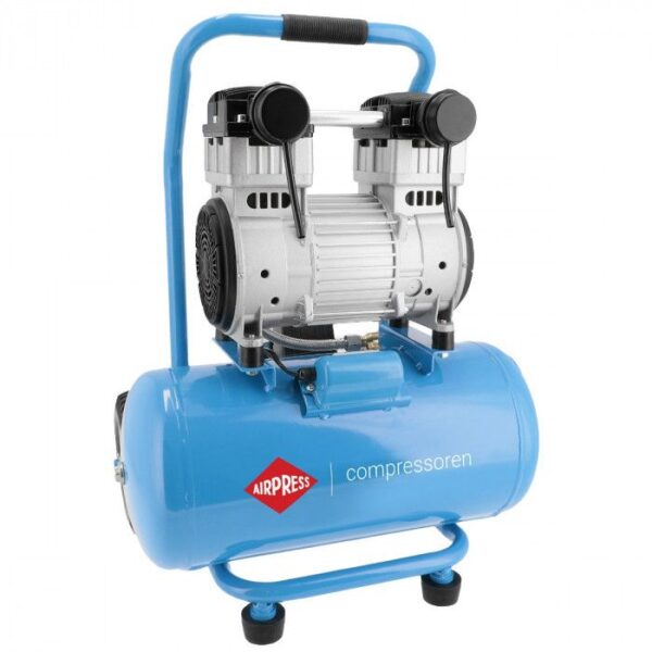 Compressor de ar silencioso sem óleo LMO 25-250 | 8 bar | 2 CV / 1,5 kW | 150 l/min | 24 L