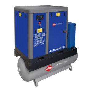 Compressor de parafuso APS 15 Combi Dry X 10 bar 15 CV 1410 l/min 500 L