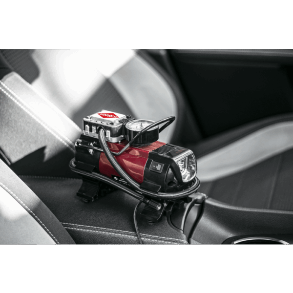 Mini compressor de ar sem óleo 12 V 7 bar 27 l/min