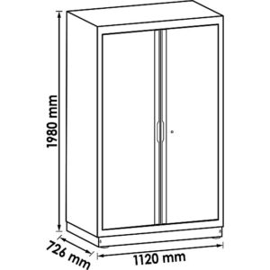 ARMÁRIO ALTO | 2 PORTAS | EXTRA PROFUNDO | VIGOR - Image 2