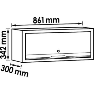 ARMÁRIO DE PAREDE | 861 MM | XL | VIGOR - Image 2