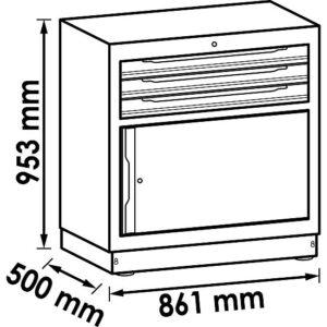 ARMÁRIO INFERIOR | 3 GAVETAS | VIGOR - Image 2