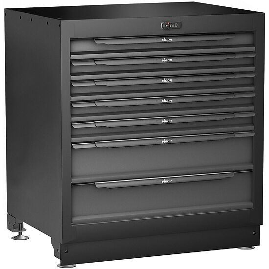 ARMÁRIO INFERIOR 7 GAVETAS EXTRA PROFUNDO 570 MM VIGOR