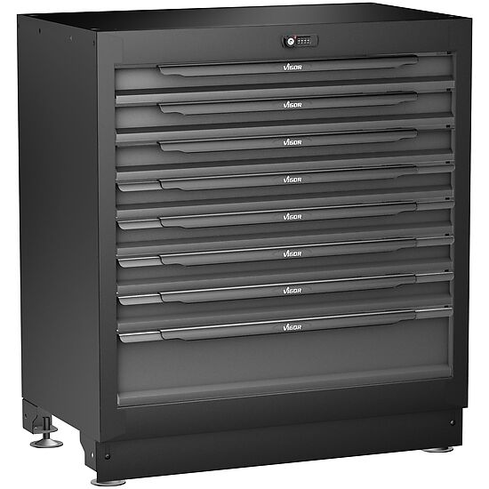 ARMÁRIO INFERIOR | 8 GAVETAS | 861 MM | XL | VIGOR