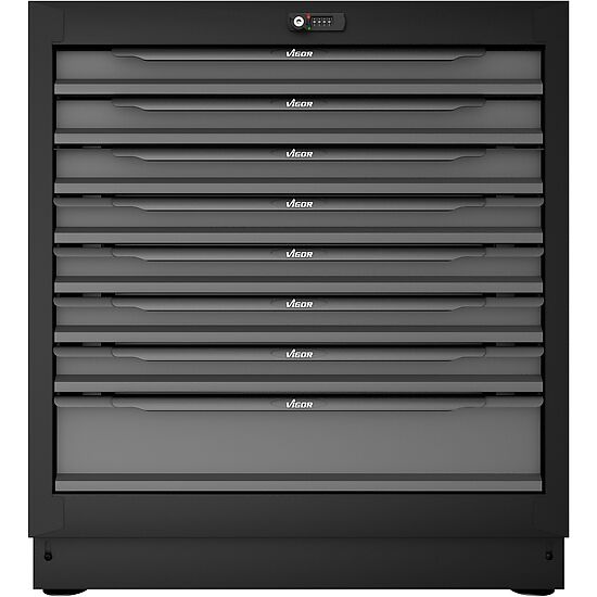 ARMÁRIO INFERIOR | 8 GAVETAS | 861 MM | XL | VIGOR - Image 4