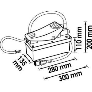 BOMBA HIDRÁULICA PNEUMÁTICA | 700 BAR | 1,3L | VIGOR - Image 2