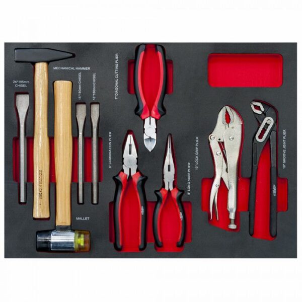 CARRINHO DE FERRAMENTAS C/ 447 FERRAMENTAS E 16 GAVETAS AIRPRESS