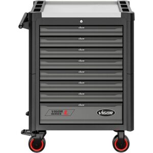 CARRINHO DE FERRAMENTAS SÉRIE L | VAZIO | TAMPO EM AÇO | VIGOR - Image 3