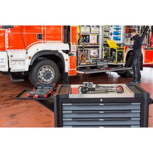 CARRINHO DE FERRAMENTAS SÉRIE XL | 466 FERRAMENTAS | BANCADA EM AÇO | VIGOR - Image 3