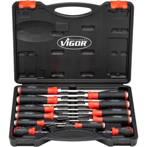 CHAVE DE FENDA C/ TAMPA DE IMPACTO | EIXO DE ENTRADA QUADRADO | VIGOR - Image 3