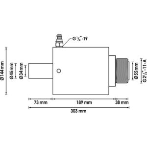 CILINDRO HIDRÁULICO COMPRESSÃO | 70 TON | VIGOR - Image 2