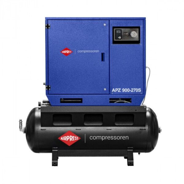COMPRESSOR DE AR SILENCIOSO APZ 900-270S 10 BAR 7,5 CV/5,5 KW 611 L/MIN 270 L