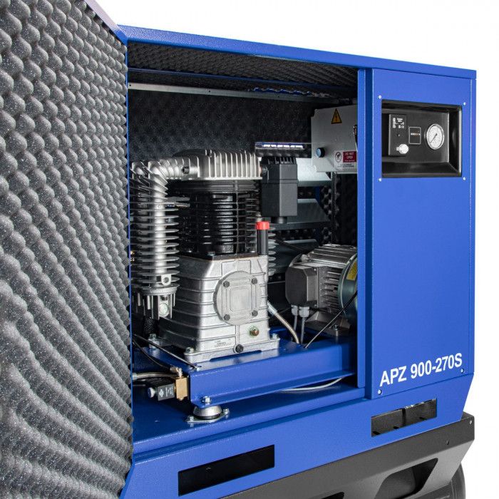 COMPRESSOR DE AR SILENCIOSO APZ 900-270S 10 BAR 7,5 CV/5,5 KW 611 L/MIN 270 L - Image 7