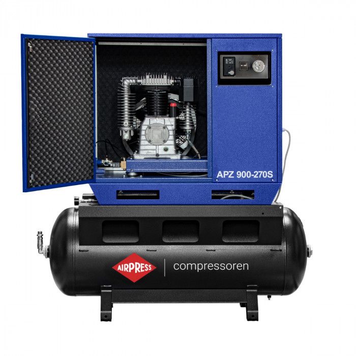 COMPRESSOR DE AR SILENCIOSO APZ 900-270S 10 BAR 7,5 CV/5,5 KW 611 L/MIN 270 L - Image 3