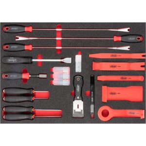 CONJUNTO ALAVANCAS DE REMOÇÃO E RASPADORES 41 PCS VIGOR