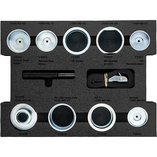 CONJUNTO MANGAS SUPORTE JUNTAS | 25 PEÇAS | 14T | VIGOR - Image 4