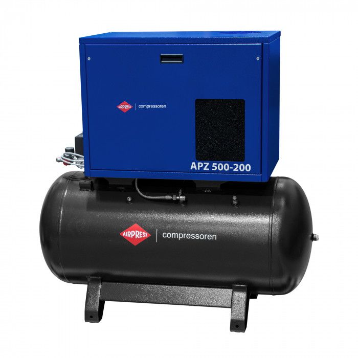 Compressor de ar silencioso de dois pistões APZ 500-200 | 10 bar | 4 CV / 3 kW | 378 l/min | 200 L - Image 4