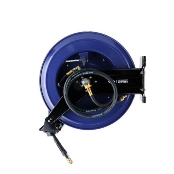 ENROLADOR DE MANGUEIRA DE AR | P/ PAREDE | 20 BAR | 20 M | 3/8" | 16 X 10 MM | C/ ACESSÓRIOS | AIRPRESS