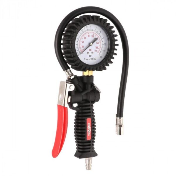 INFLADOR DE PNEUS COM CONECTORES DE BICO 12 BAR AIRPRESS