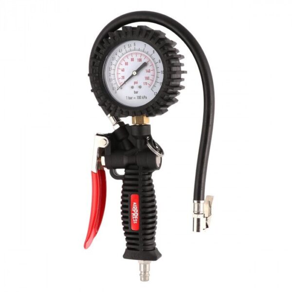INFLADOR DE PNEUS COM CONECTORES DE BICO 12 BAR AIRPRESS