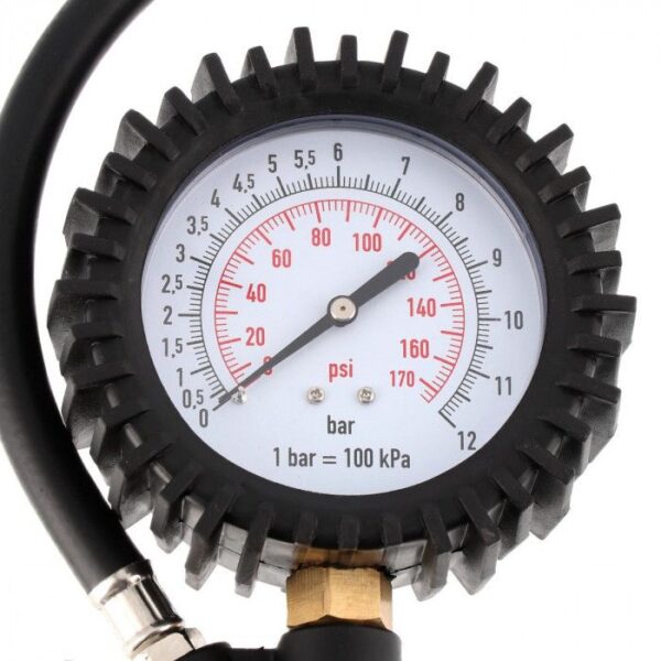 INFLADOR DE PNEUS COM CONECTORES DE BICO 12 BAR AIRPRESS