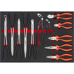 JOGO ALICATES 12 PEÇAS ESPUMA L VIGOR