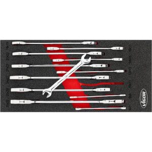 JOGO CHAVES BOCA DUPLA 12 PEÇAS 6X7-30X32 MM VIGOR