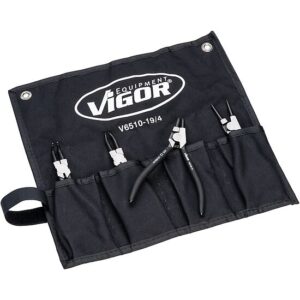 JOGO DE 4 ALICATES P/ ANÉIS RETENÇÃO | 180MM | VIGOR - Image 3