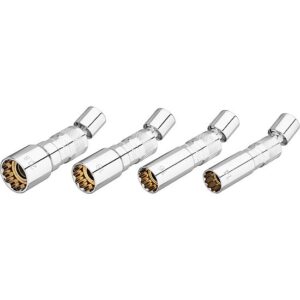 JOGO DE 4 SOQUETES VELAS 3/8" | 14-20,8MM | VIGOR - Image 5