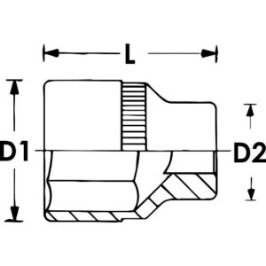 JOGO DE 4 SOQUETES VELAS 3/8" | 14-20,8MM | VIGOR - Image 2