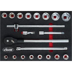 JOGO DE CHAVES DE CAIXA 21 PEÇAS VIGOR