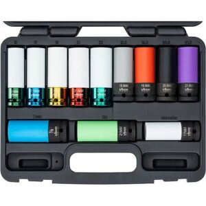 JOGO CHAVES DE CAIXA DE IMPACTO | 1/2" | 12 PCS | VIGOR - Image 2
