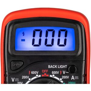 MULTÍMETRO DIGITAL | 600V 10A 2000Ω | LCD RETRO | VIGOR - Image 6