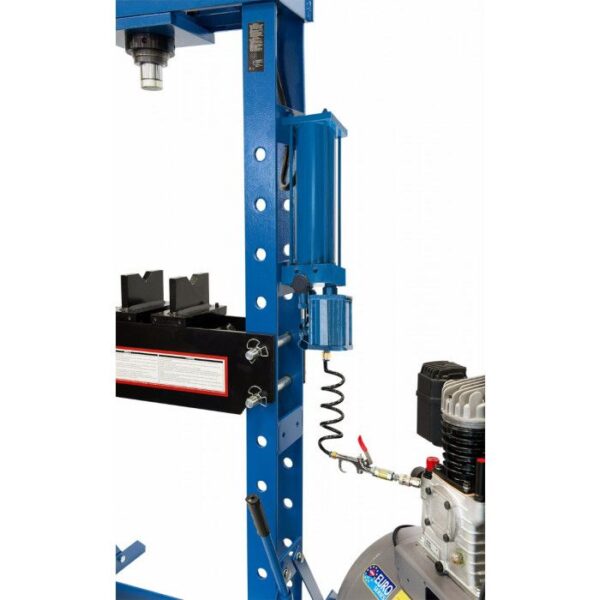 PRENSA HIDROPNEUMÁTICA 30 TONELADAS 10 POSIÇÕES 160 MM CURSO AIRPRESS