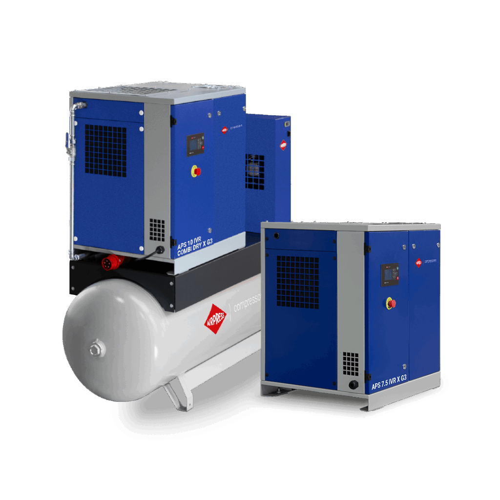 Compressor de parafuso APS X 10 IVR G3 | 10 bar | 10 hp | 328-1081 l/min