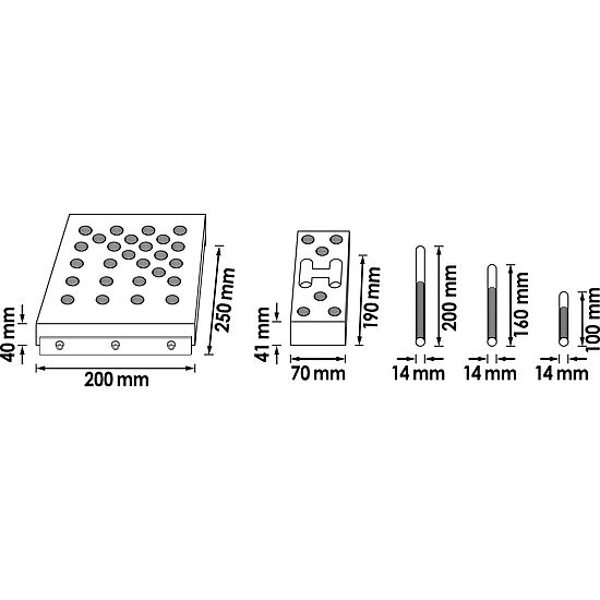 SUPORTE UNIVERSAL PRENSAGEM | 20 TON | VIGOR - Image 2