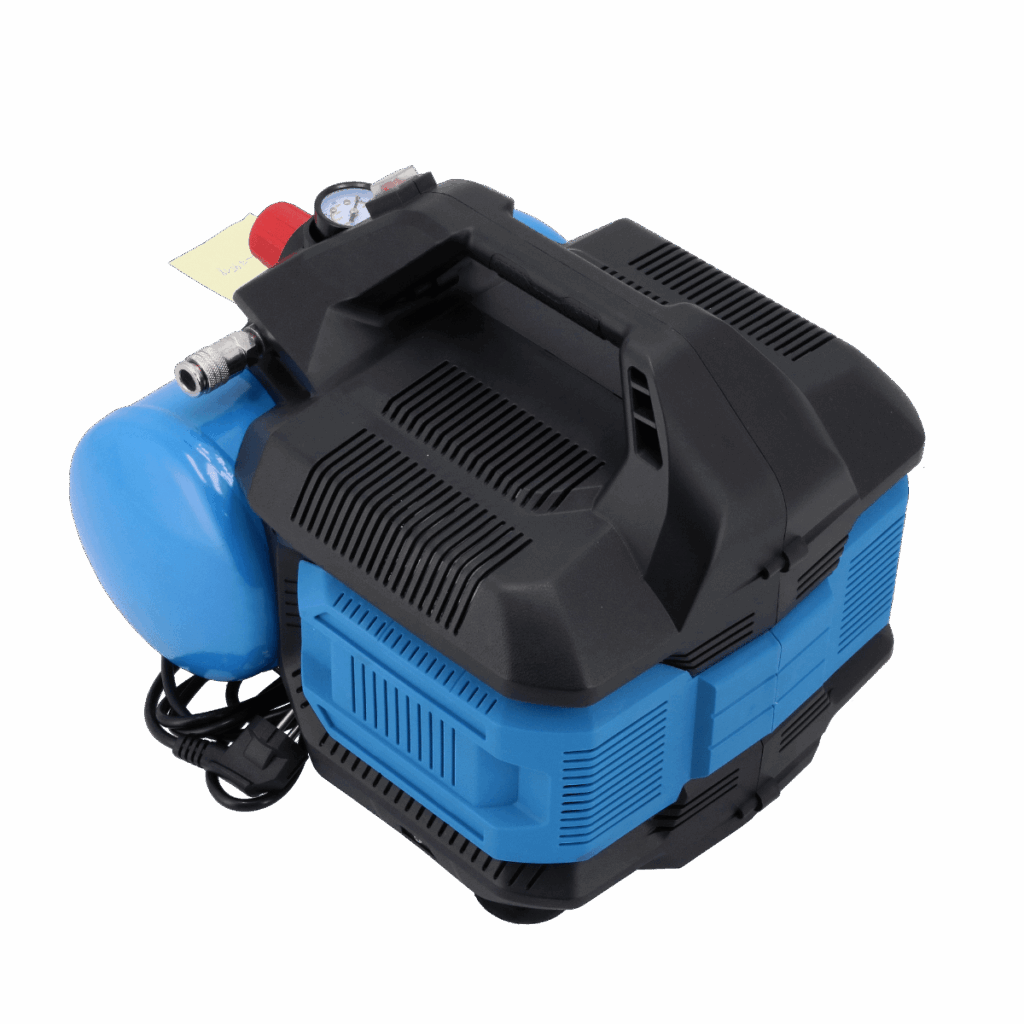 Compressor isento de óleo de dois pistões LMO 6-126 | 8 bar | 1 CV / 0,75 kW | 88 l/min | 6 L