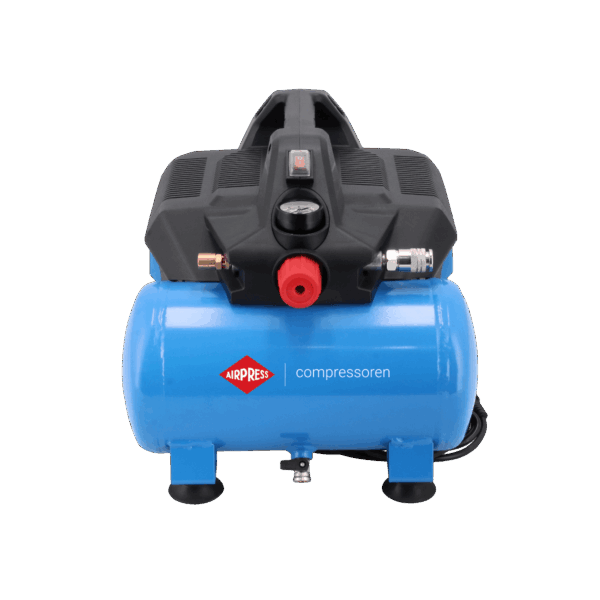 Compressor isento de óleo de dois pistões LMO 6-126 | 8 bar | 1 CV / 0,75 kW | 88 l/min | 6 L