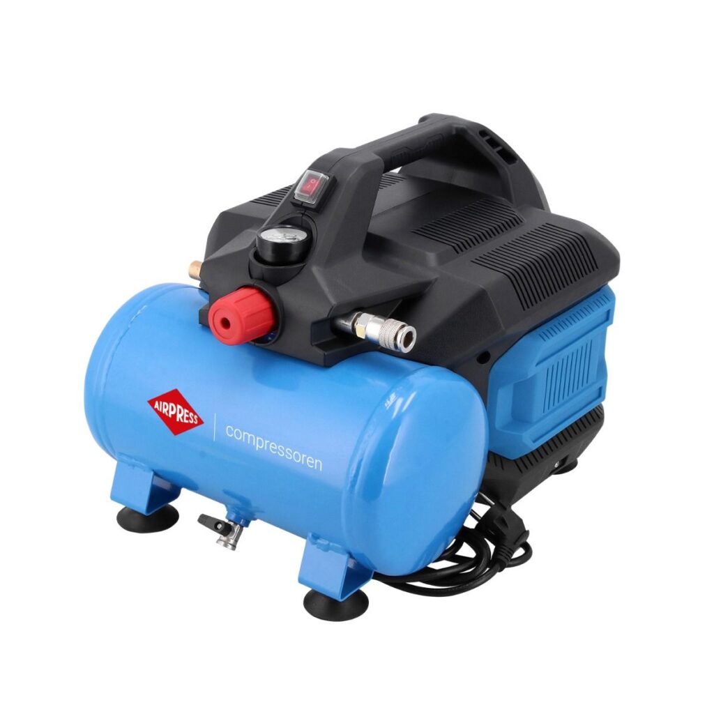 Compressor isento de óleo de dois pistões LMO 6-126 | 8 bar | 1 CV / 0,75 kW | 88 l/min | 6 L