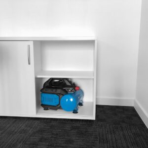 Compressor isento de óleo de dois pistões LMO 6-126 | 8 bar | 1 CV / 0,75 kW | 88 l/min | 6 L - Image 10