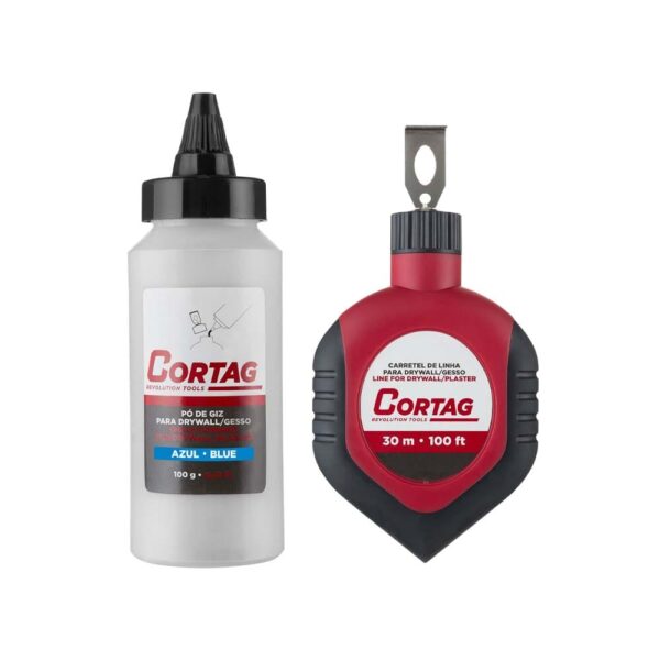 CARRETO DE FIO | 30 M | GIZ AZUL | CORTAG